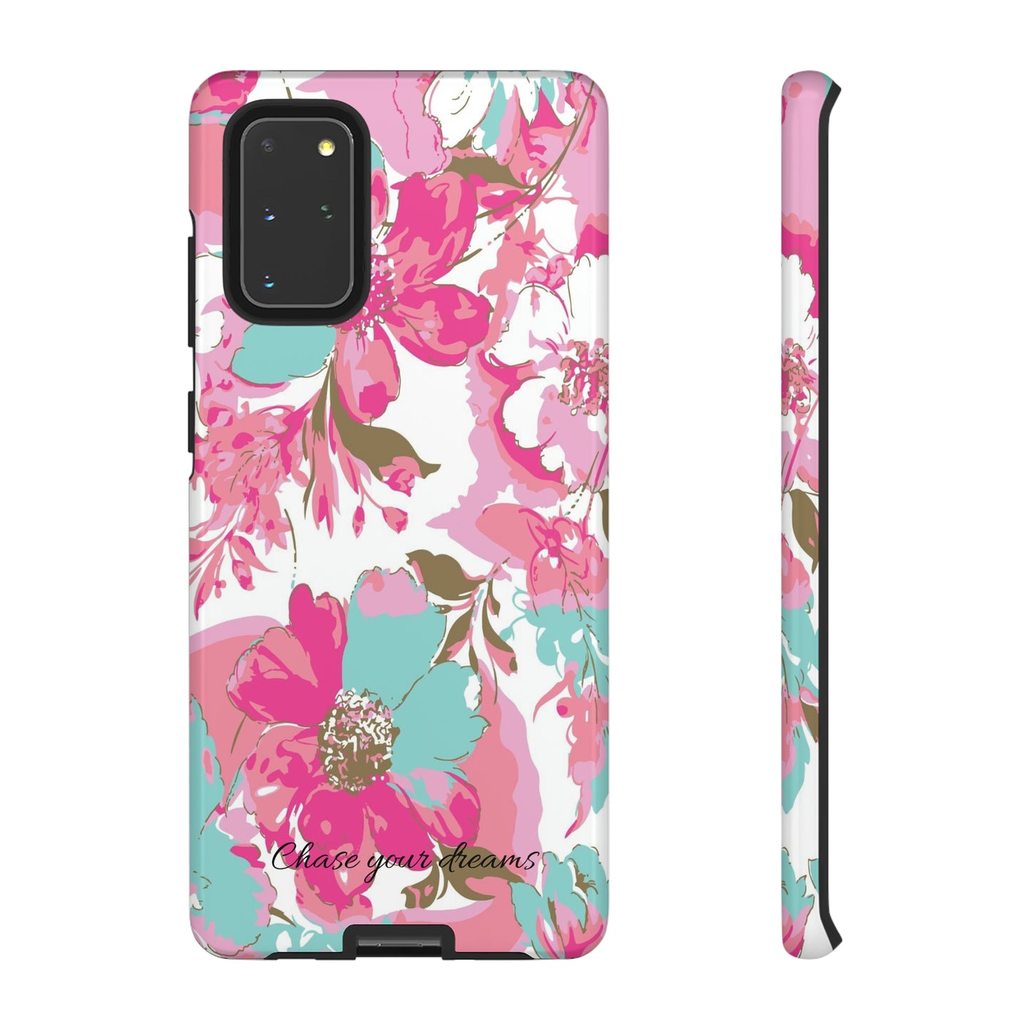 Chase your dreams: Artistic and elegant phone case for Apple iPhone, Samsung Galaxy and Pixel devices