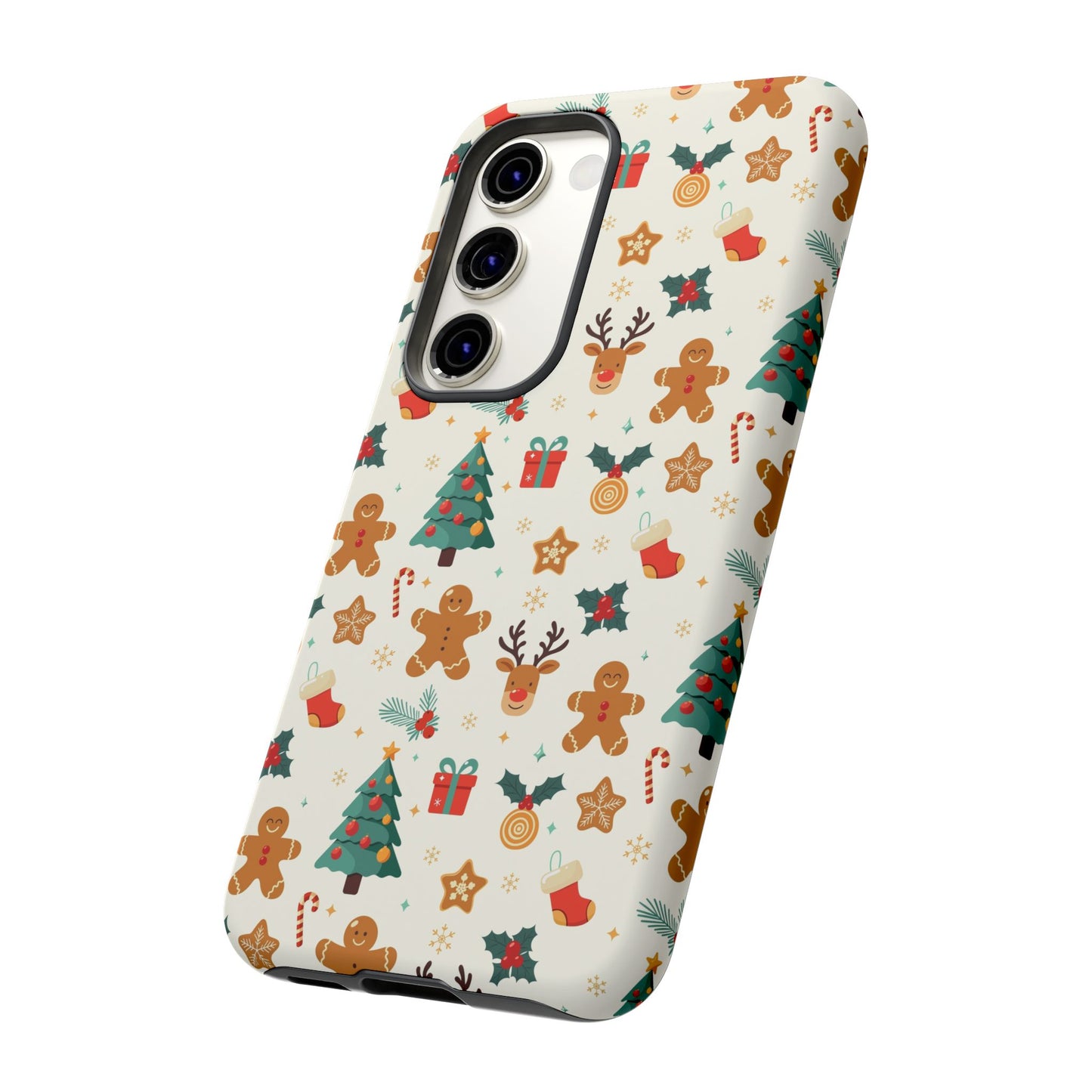 Gingerbread Holidays: Xmas-themed phone case for iPhone, Samsung and Google Pixel