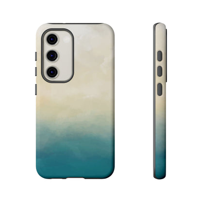 海と砂のグラデーションケース：iPhone、Galaxy、Google Pixelデバイス用ビーチ風スマホケース