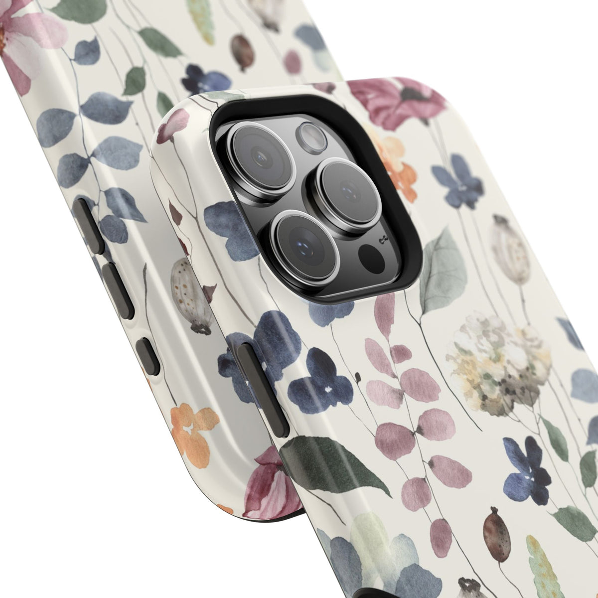 Floral prints phone case for iPhone (MagSafe version)