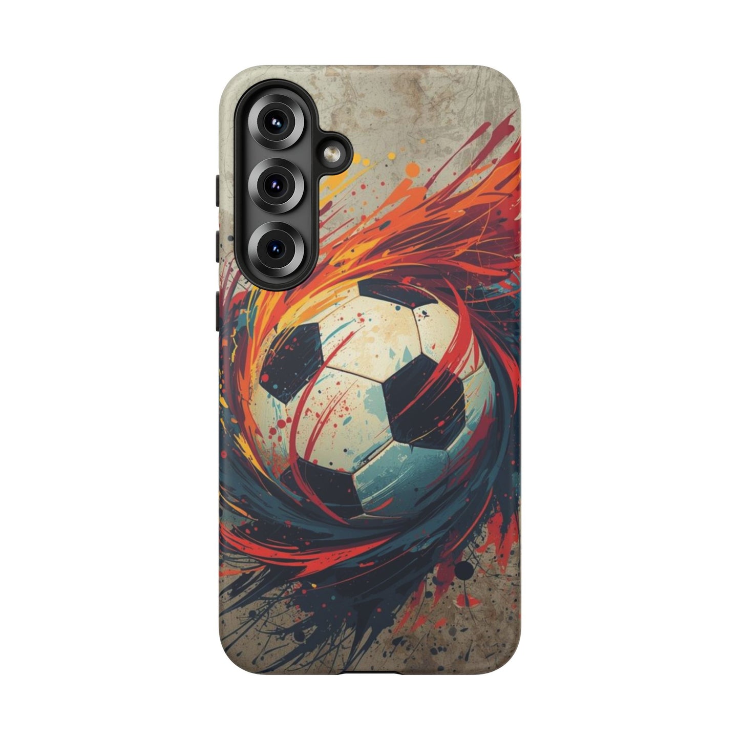 Football Swirl: Phone Case for iPhone, Samsung Galaxy and Google Pixel devices