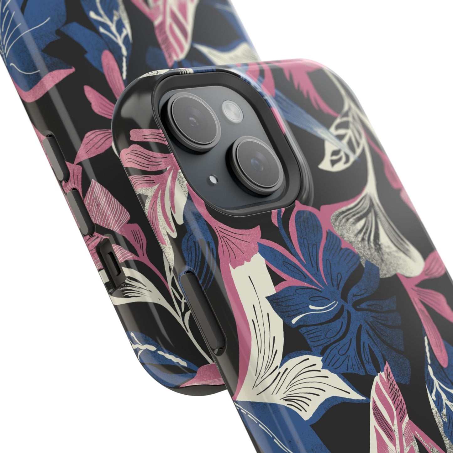 Tropique (MagSafe version): Palm & Fall Fusion Phone Case for iPhone