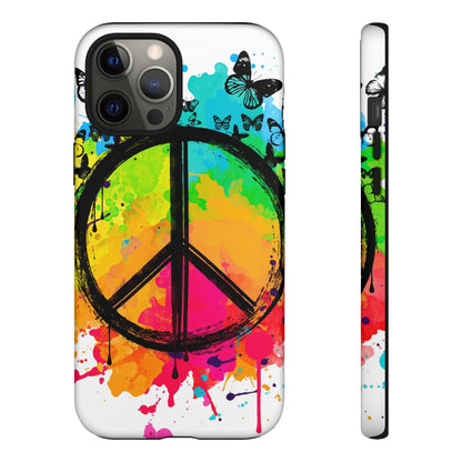 Peace Bloom: Inspiring Phone Case for iPhone and Samsung Galaxy