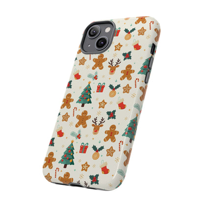 Gingerbread Holidays: Xmas-themed phone case for iPhone, Samsung and Google Pixel