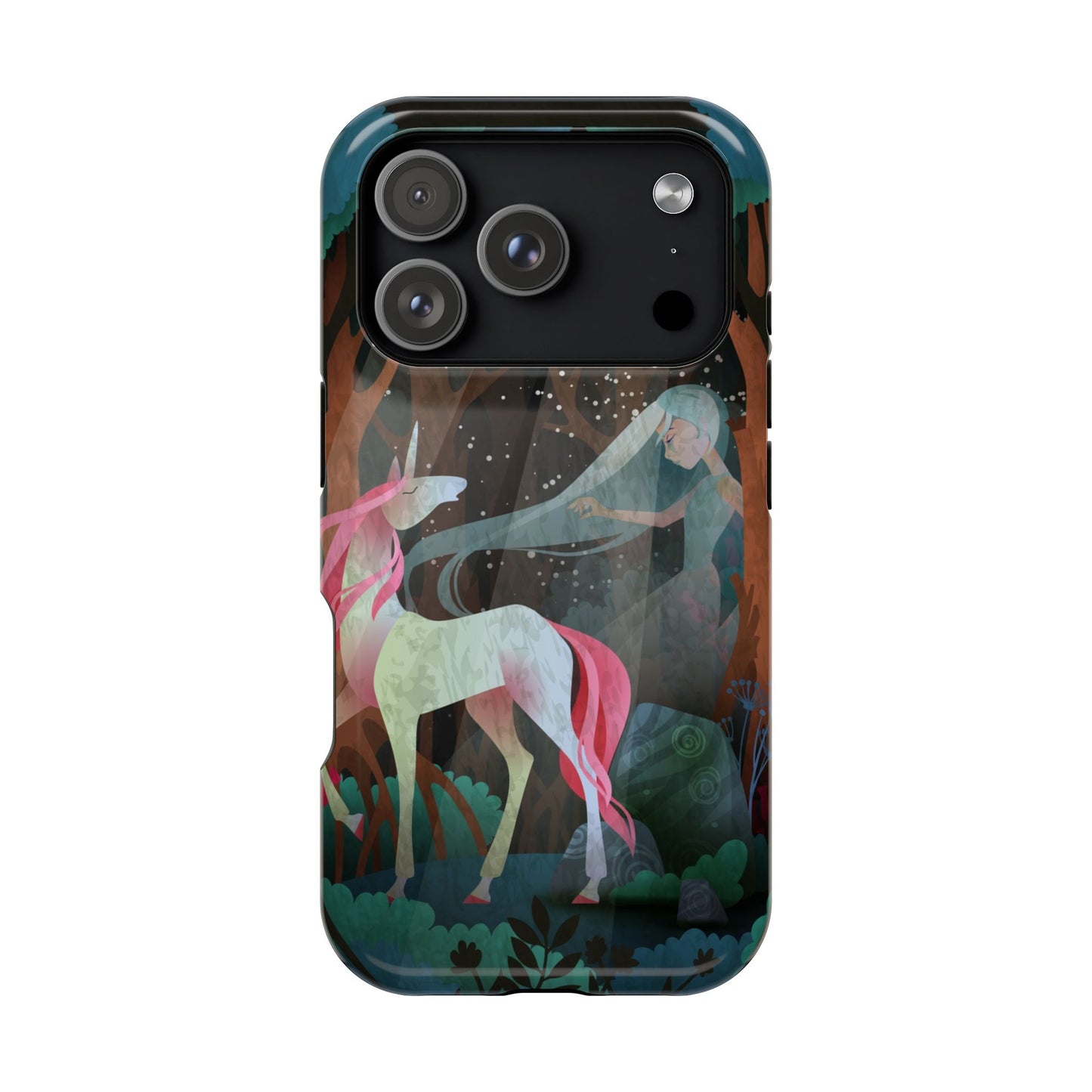 Fairy & Unicorn: Enchanted MagSafe Phone Case for iPhone