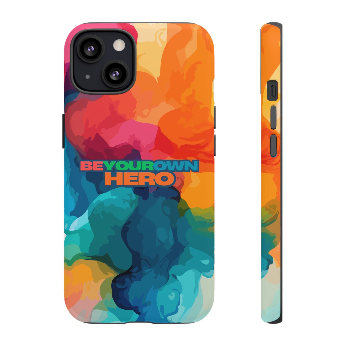 Be Your Own Hero: Inspiring Quote Phone Case for iPhone, Samsung Galaxy and Google Pixel