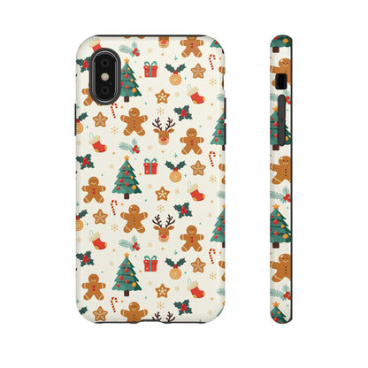 Gingerbread Holidays: Xmas-themed phone case for iPhone, Samsung and Google Pixel