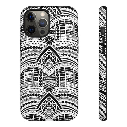 Tatoeage: telefoonhoesje met tribalpatroon voor iPhone, Samsung Galaxy en Google Pixel