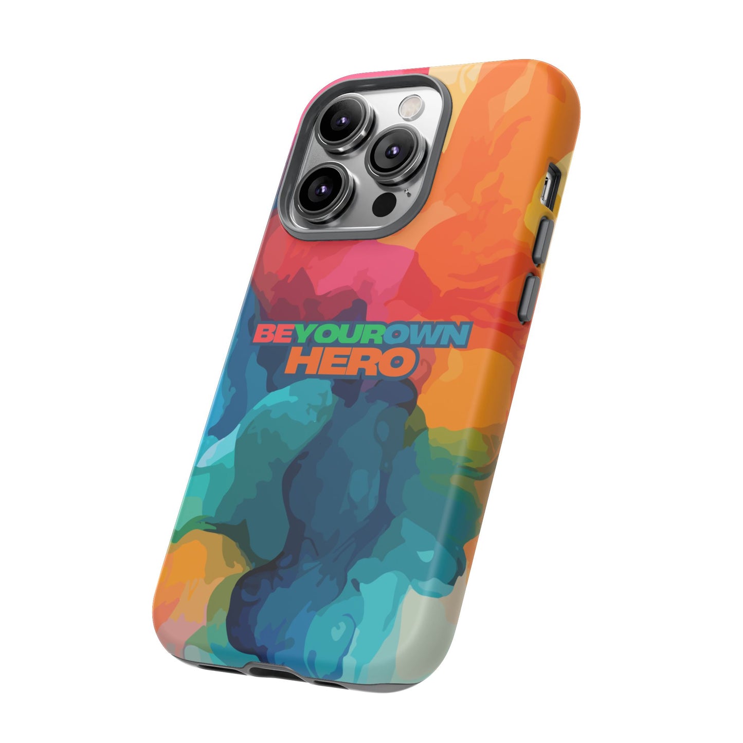 Be Your Own Hero: Inspiring Quote Phone Case for iPhone, Samsung Galaxy and Google Pixel