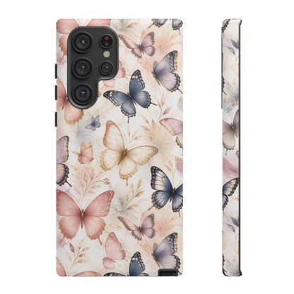 Butterfly Pastels Phone Case: Tough Case for iPhone and Samsung Galaxy devices
