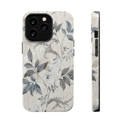 Luxury Leaves (MagSafe version): Artistic case for iPhone, Samsung Galaxy and Google Pixel