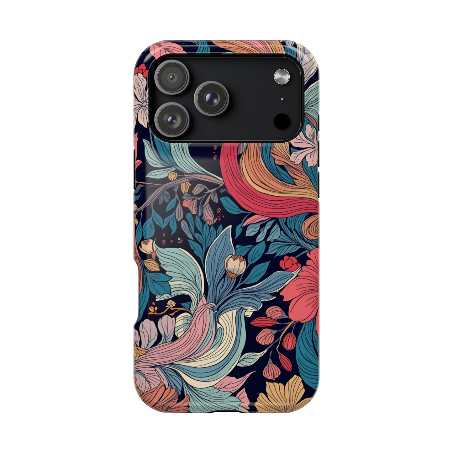 Floral Charm (MagSafe version): Fashion Phone Case for iPhone