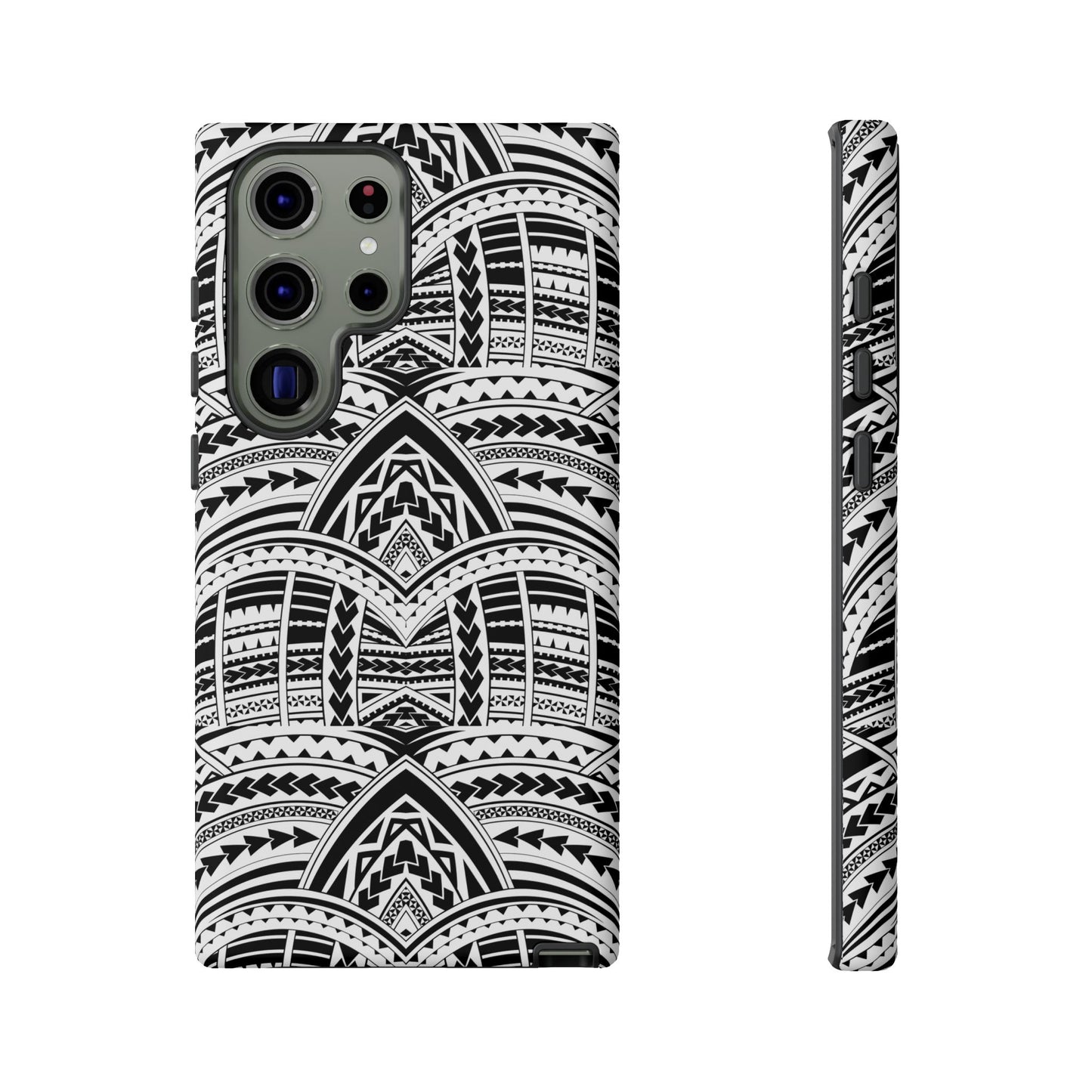 Tatoeage: telefoonhoesje met tribalpatroon voor iPhone, Samsung Galaxy en Google Pixel