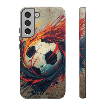 Football Swirl: Phone Case for iPhone, Samsung Galaxy and Google Pixel devices