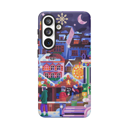 Christmas Fair in Old Town: Holiday-Themed case for iPhone, Samsung Galaxy and Google Pixel