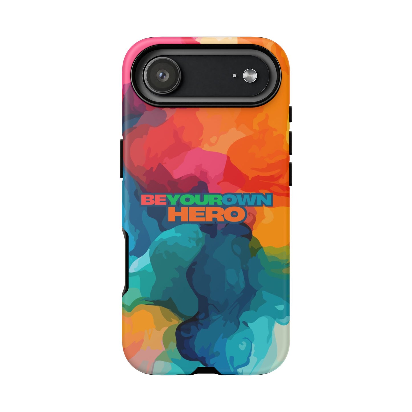 Be Your Own Hero: Inspiring Quote Phone Case for iPhone, Samsung Galaxy and Google Pixel