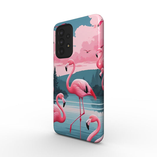 Flamingo Dreams: Tough Phone Case for Samsung Galaxy S, A and Z series