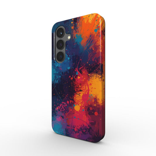 Hot & Cold: Splashed Paint Design Phone Case for iPhone, Samsung Galaxy, Google Pixel, Xiaomi and OnePlus Devices