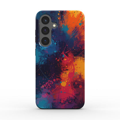 Hot & Cold: Splashed Paint Design Phone Case for iPhone, Samsung Galaxy, Google Pixel, Xiaomi and OnePlus Devices