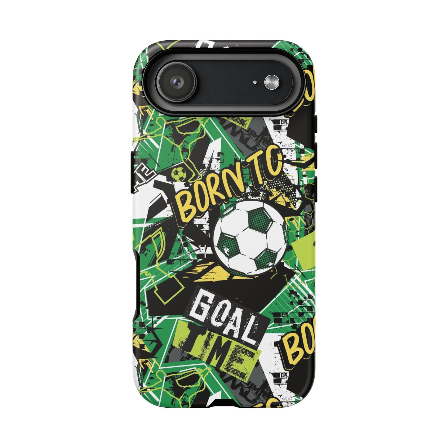 Born to Goal: Football-inspired phone case for iPhone and Samsung Galaxy