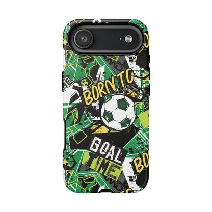 Born to Goal: Football-inspired phone case for iPhone and Samsung Galaxy