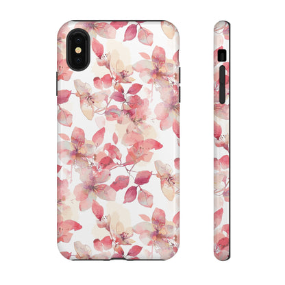 Watercolor Flowers: Tough Case for iPhone, Samsung Galaxy and Google Pixel devices