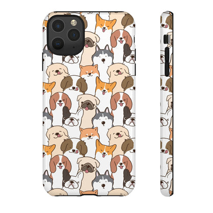 Cute Dogs Charm Phone Case for iPhone, Samsung Galaxy and Google Pixel devices