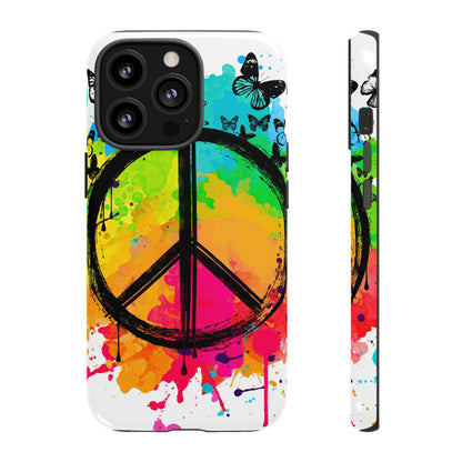 Peace Bloom: Inspiring Phone Case for iPhone and Samsung Galaxy