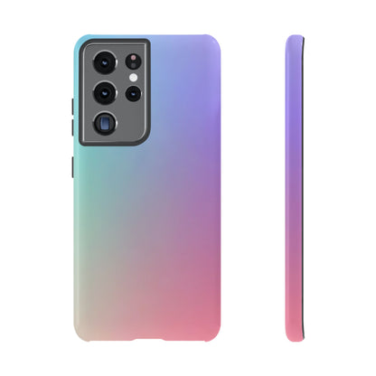 Cotton Candy: Quadcolor Pastel Gradient Tough Case for iPhone, Samsung Galaxy and Google Pixel devices