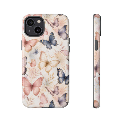 Butterfly Pastels Phone Case: Tough Case for iPhone and Samsung Galaxy devices