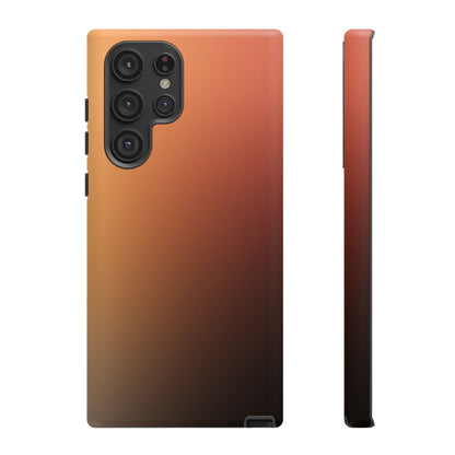 Midnight Peach: Luxury Phone Case for Samsung Galaxy Phones