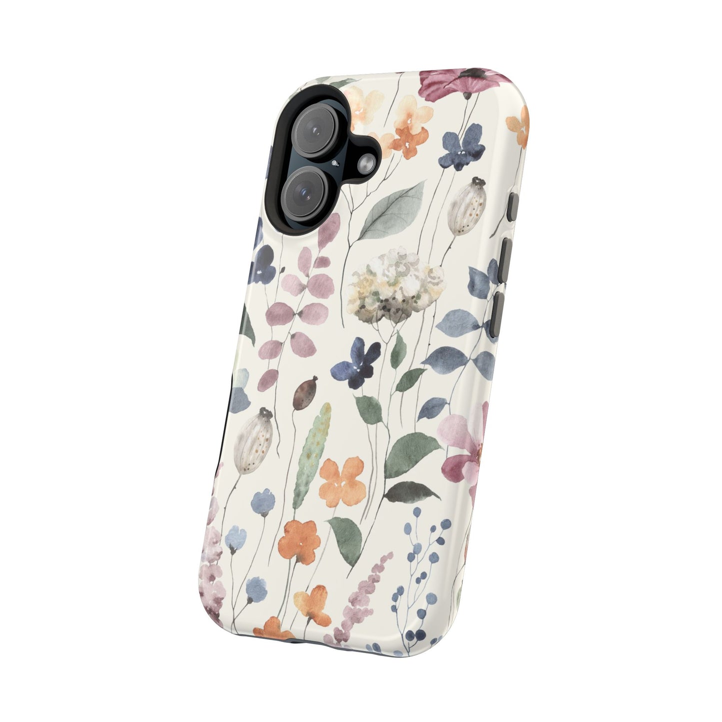 Floral prints phone case for iPhone (MagSafe version)