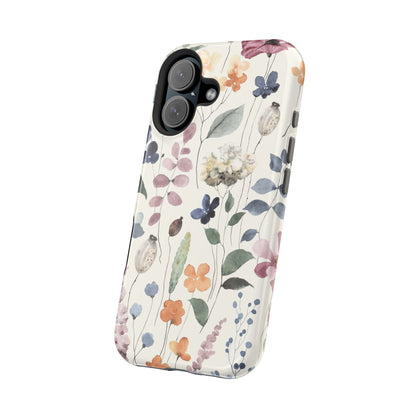 Floral prints phone case for iPhone (MagSafe version)
