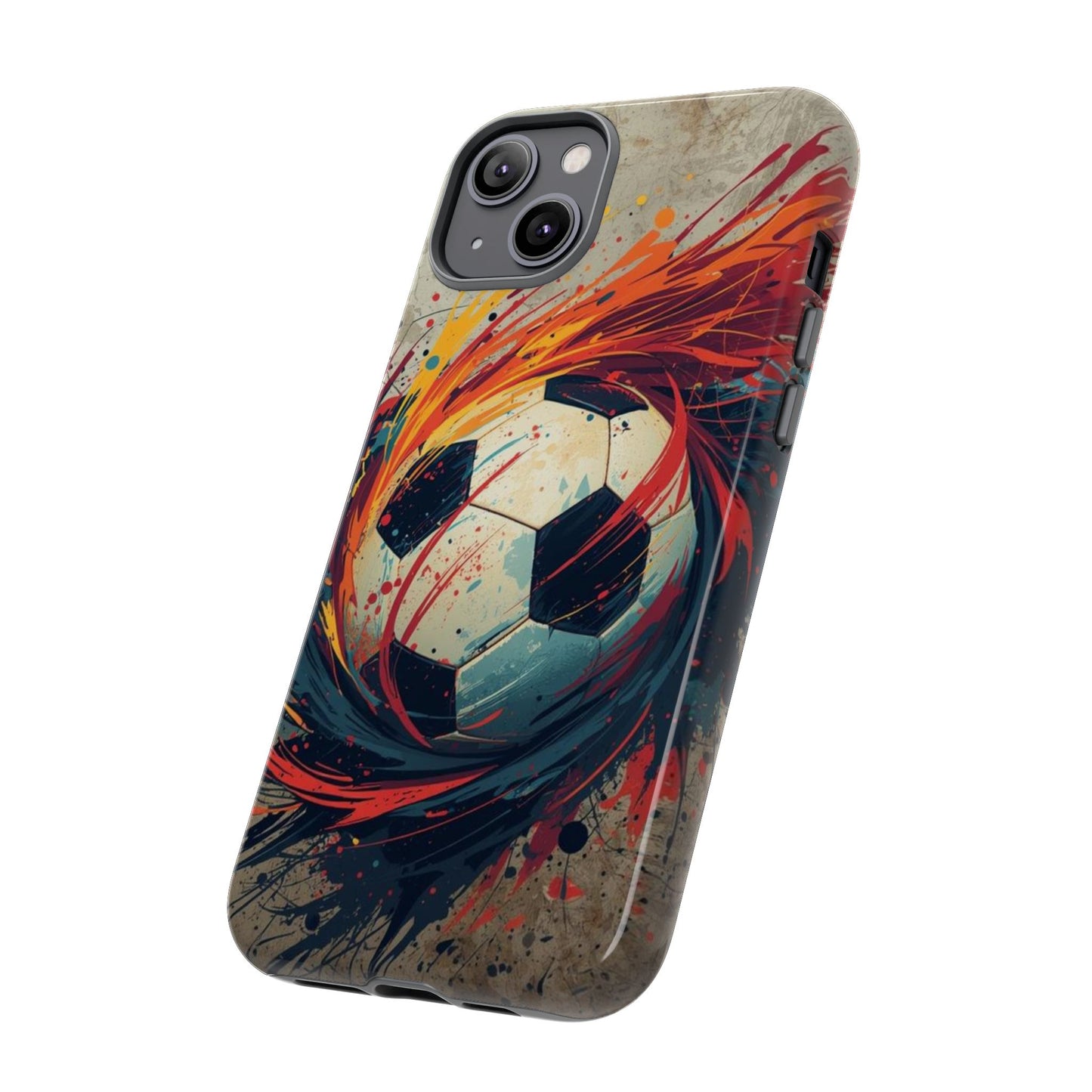 Football Swirl: Phone Case for iPhone, Samsung Galaxy and Google Pixel devices