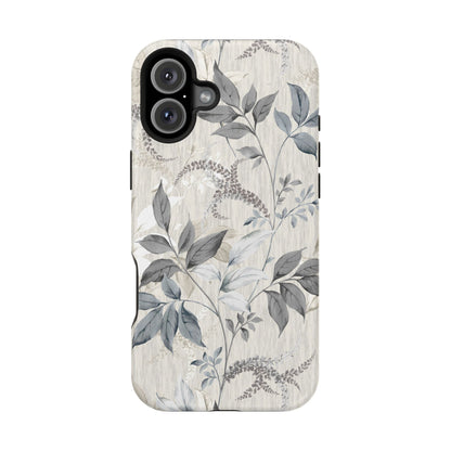 Luxury Leaves (MagSafe version): Artistic case for iPhone, Samsung Galaxy and Google Pixel