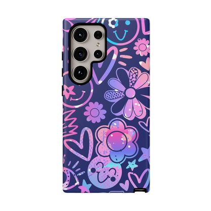 Live Inspired: Purple Tough Case for iPhone, Samsung Galaxy and Google Pixel devices