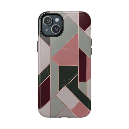 Geometric Luxe MagSafe Phone Case for iPhone