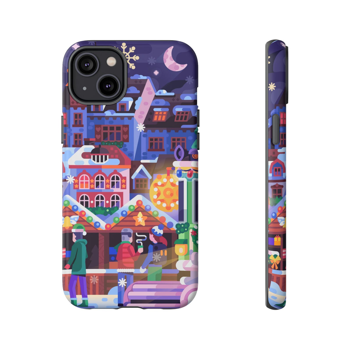 Christmas Fair in Old Town: Holiday-Themed case for iPhone, Samsung Galaxy and Google Pixel