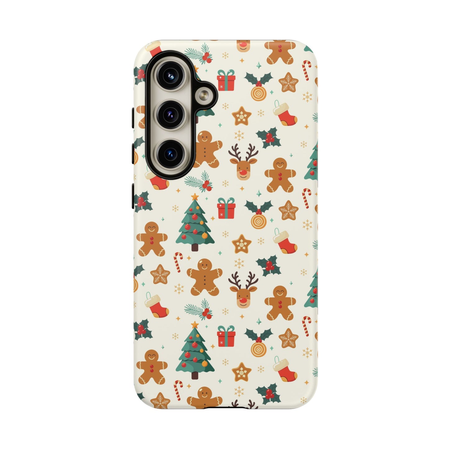 Gingerbread Holidays: Xmas-themed phone case for iPhone, Samsung and Google Pixel