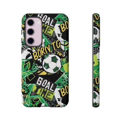 Born to Goal: Football-inspired phone case for iPhone and Samsung Galaxy