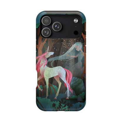 Fairy & Unicorn: Enchanted MagSafe Phone Case for iPhone