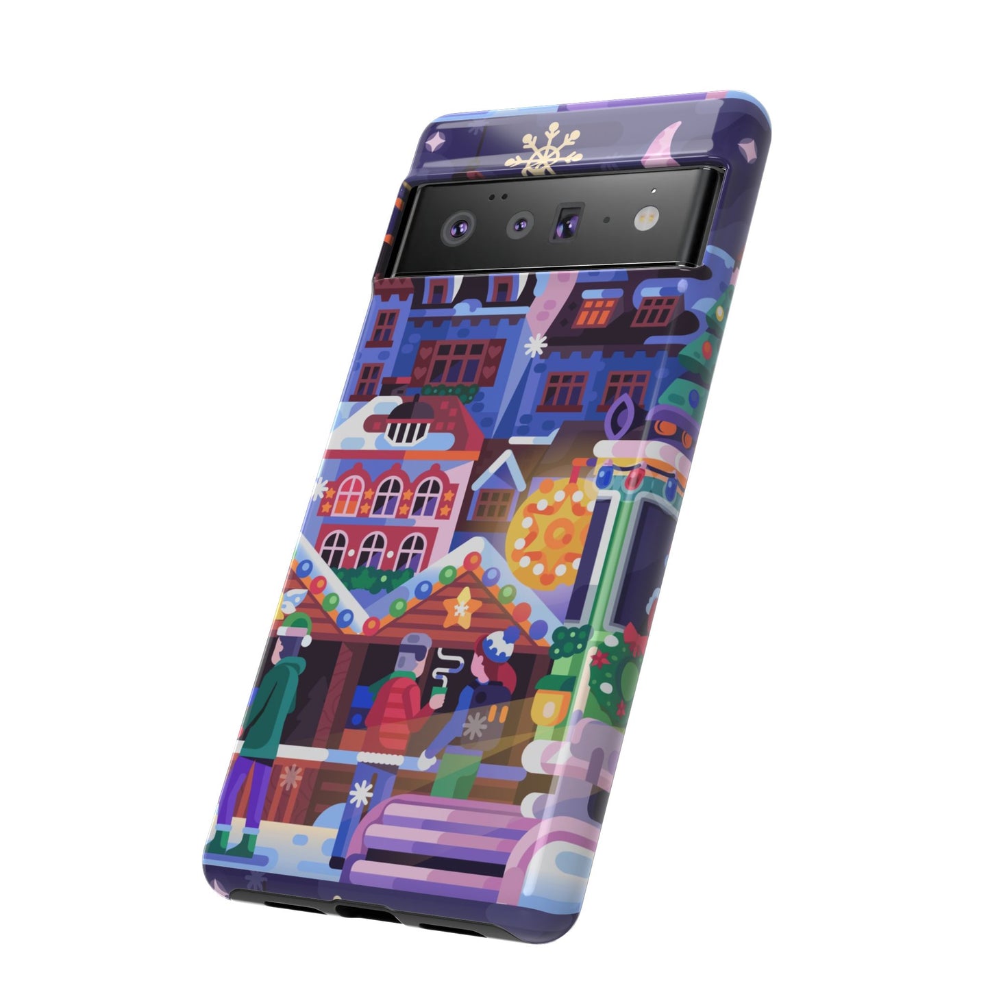 Christmas fair in Old Town: Holiday-Themed case for iPhone, Samsung Galaxy and Google Pixel