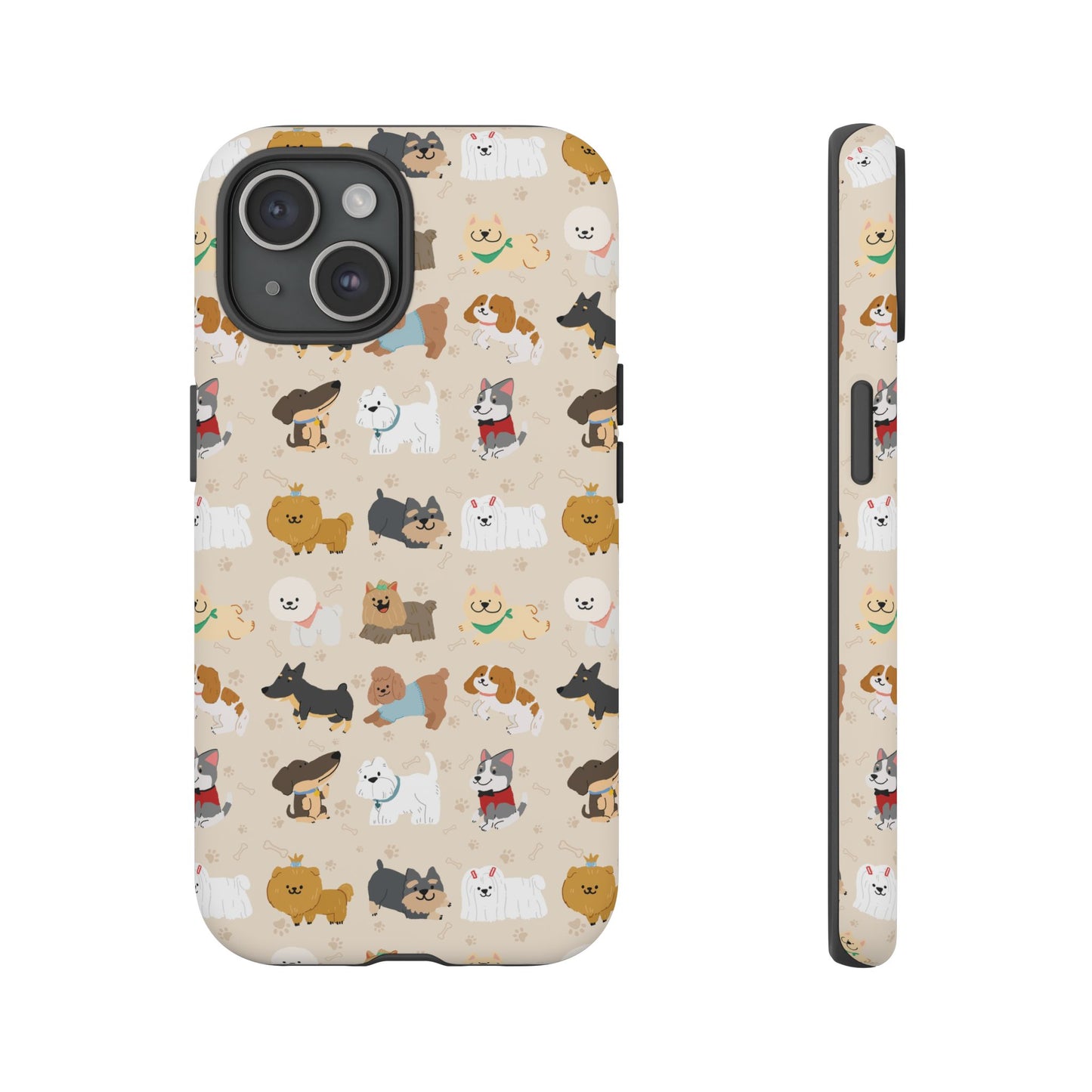 Cute Dogs: Tough Case for iPhone, Samsung Galaxy and Google Pixel devices