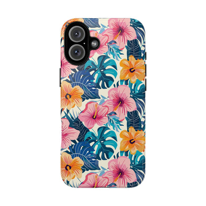 Hibiscus Bloom: Cute Floral Phone Case for iPhone, Samsung and Google Pixel