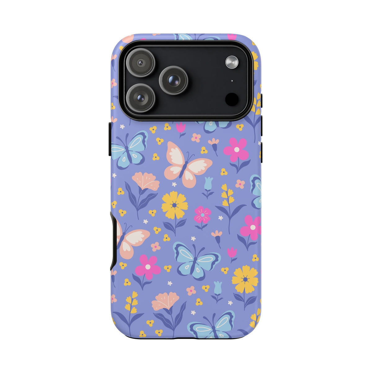 Lavender Butterflies: Tough Phone Case for iPhone, Samsung Galaxy and Google Pixel