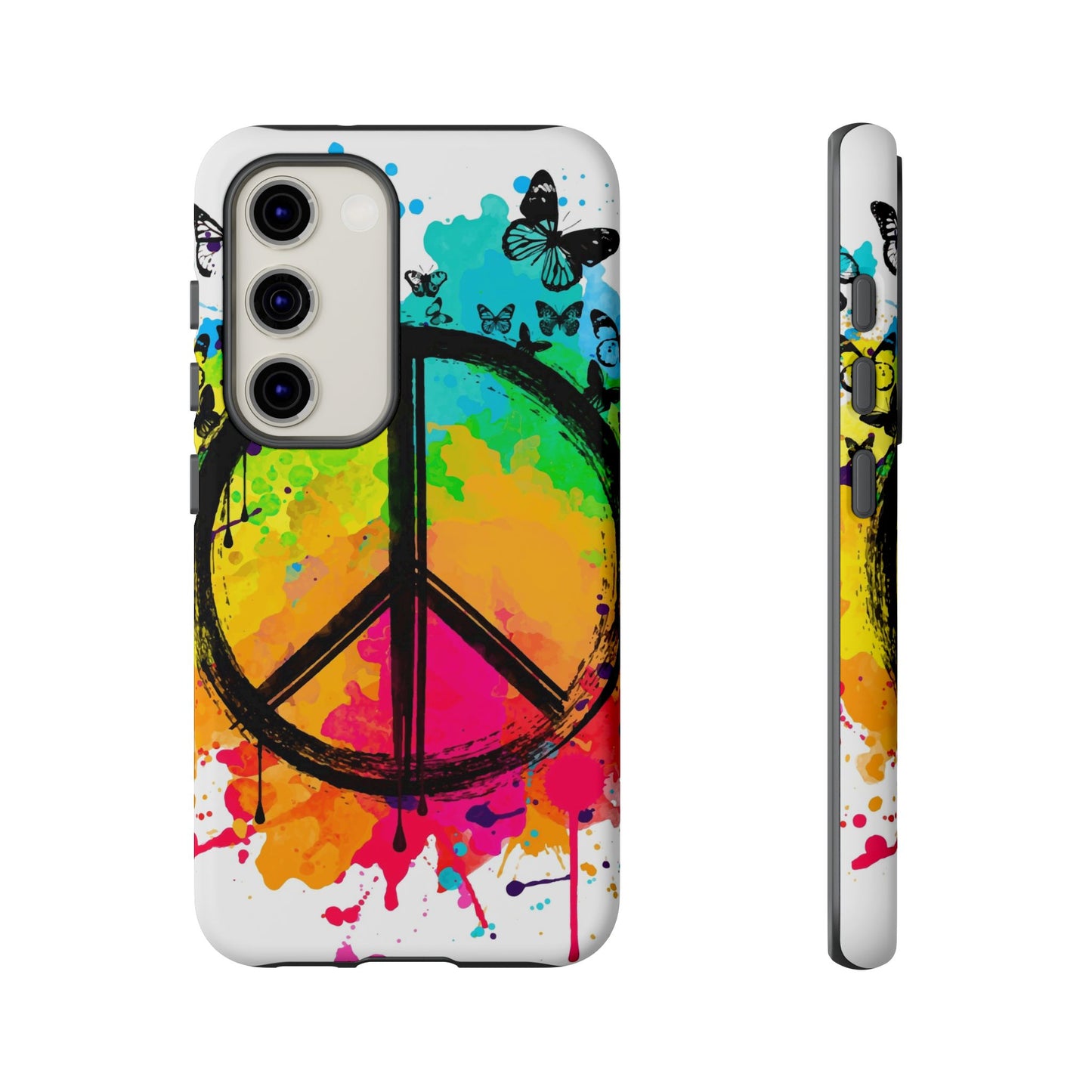 Peace Bloom: Inspiring Phone Case for iPhone and Samsung Galaxy