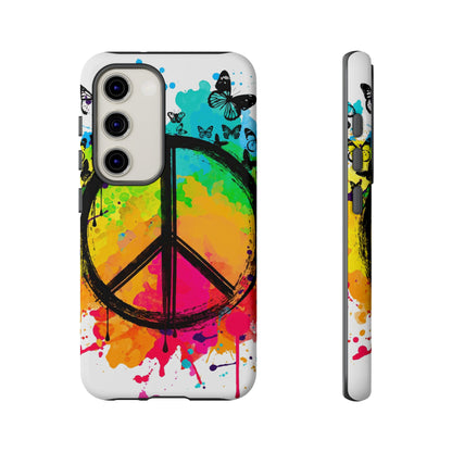 Peace Bloom: Inspiring Phone Case for iPhone and Samsung Galaxy