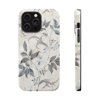 Luxury Leaves (MagSafe version): Artistic case for iPhone, Samsung Galaxy and Google Pixel
