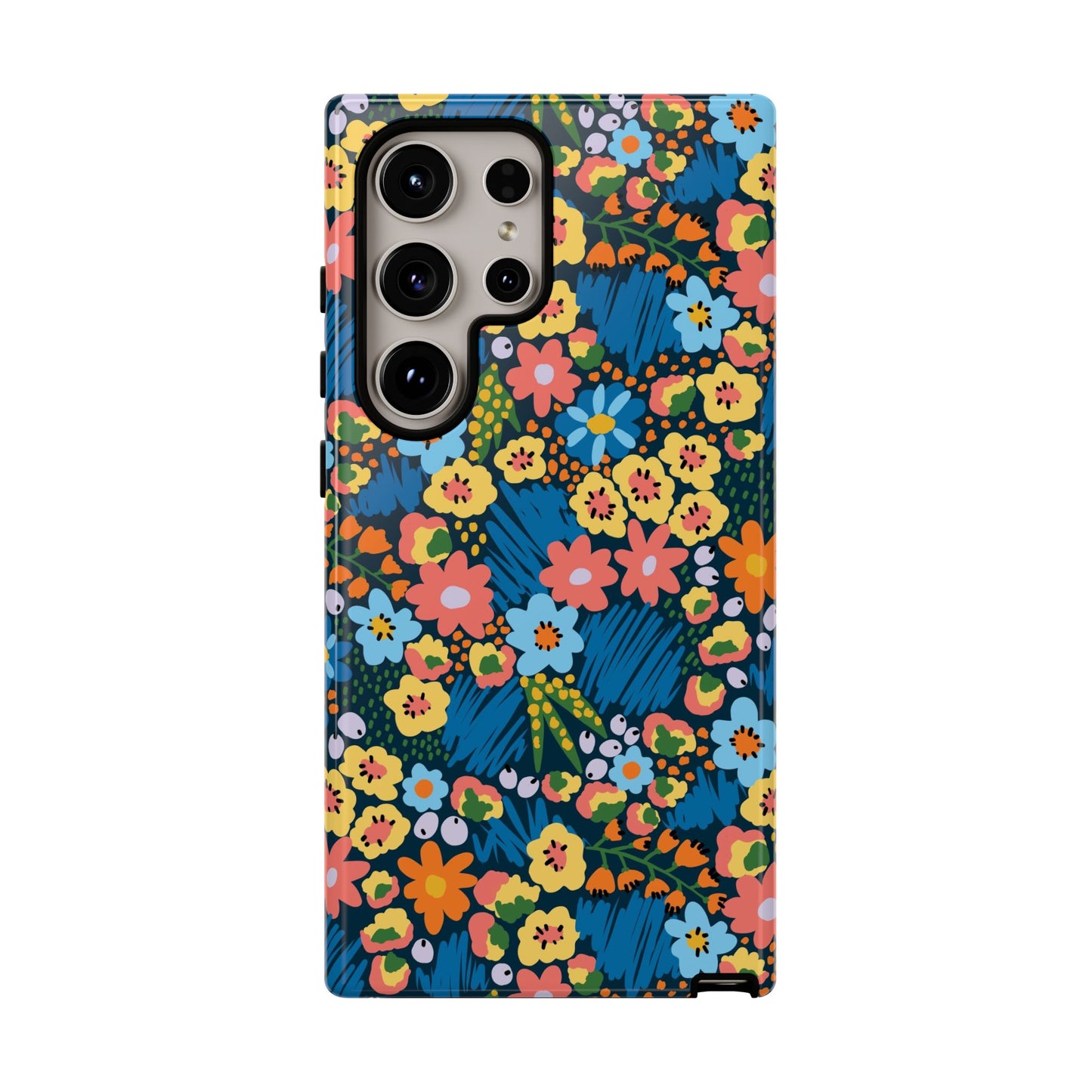 Bloom Burst: Color and Joy Themed Phone Case for iPhone, Samsung Galaxy and Google Pixel devices