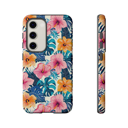 Hibiscus Bloom: Cute Floral Phone Case for iPhone, Samsung and Google Pixel